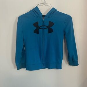 Under Armour Kids Teal Full-Zip Hoodie